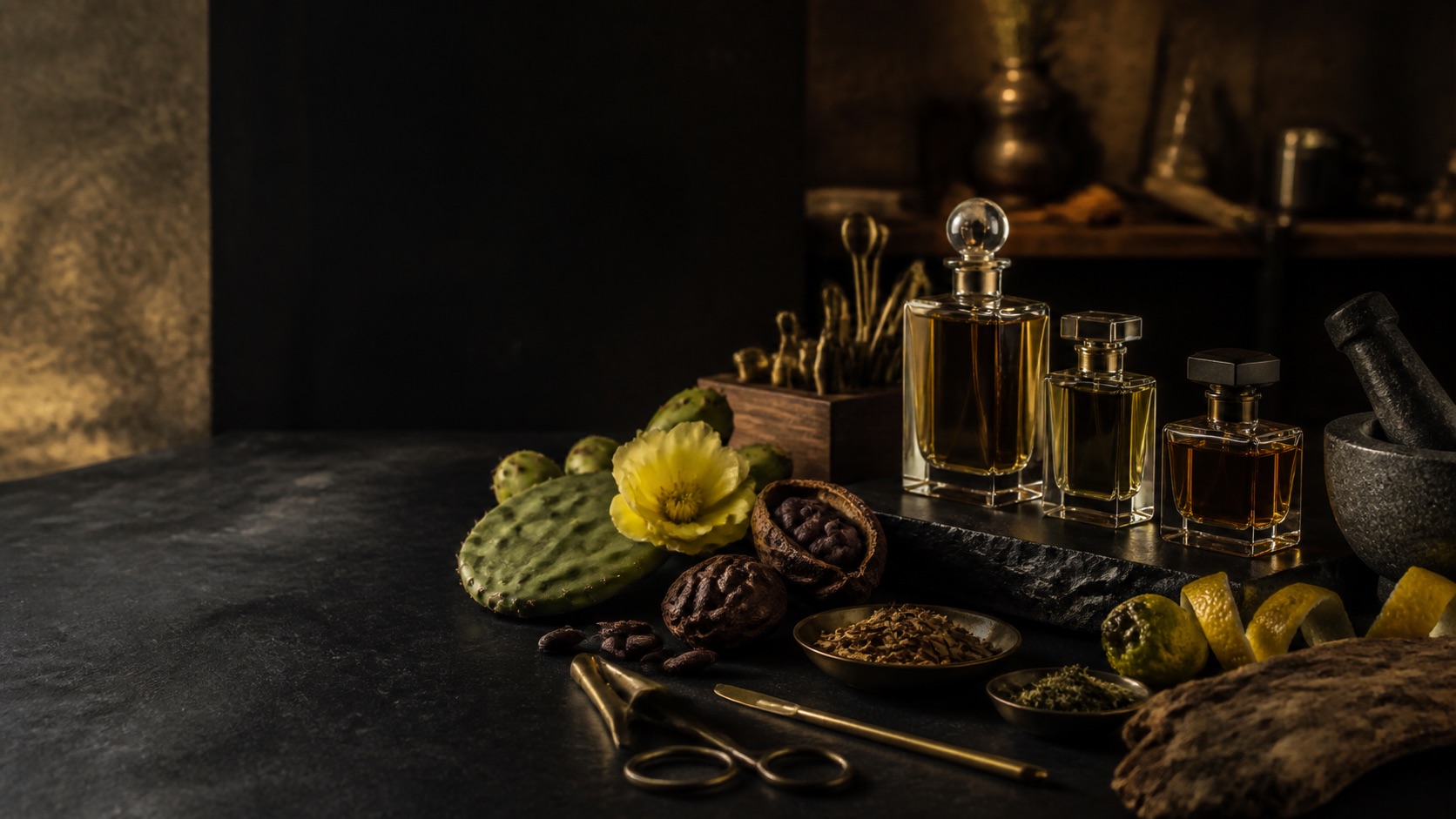 Atelier de perfumeria de The Alchemia Lab en Yucatan