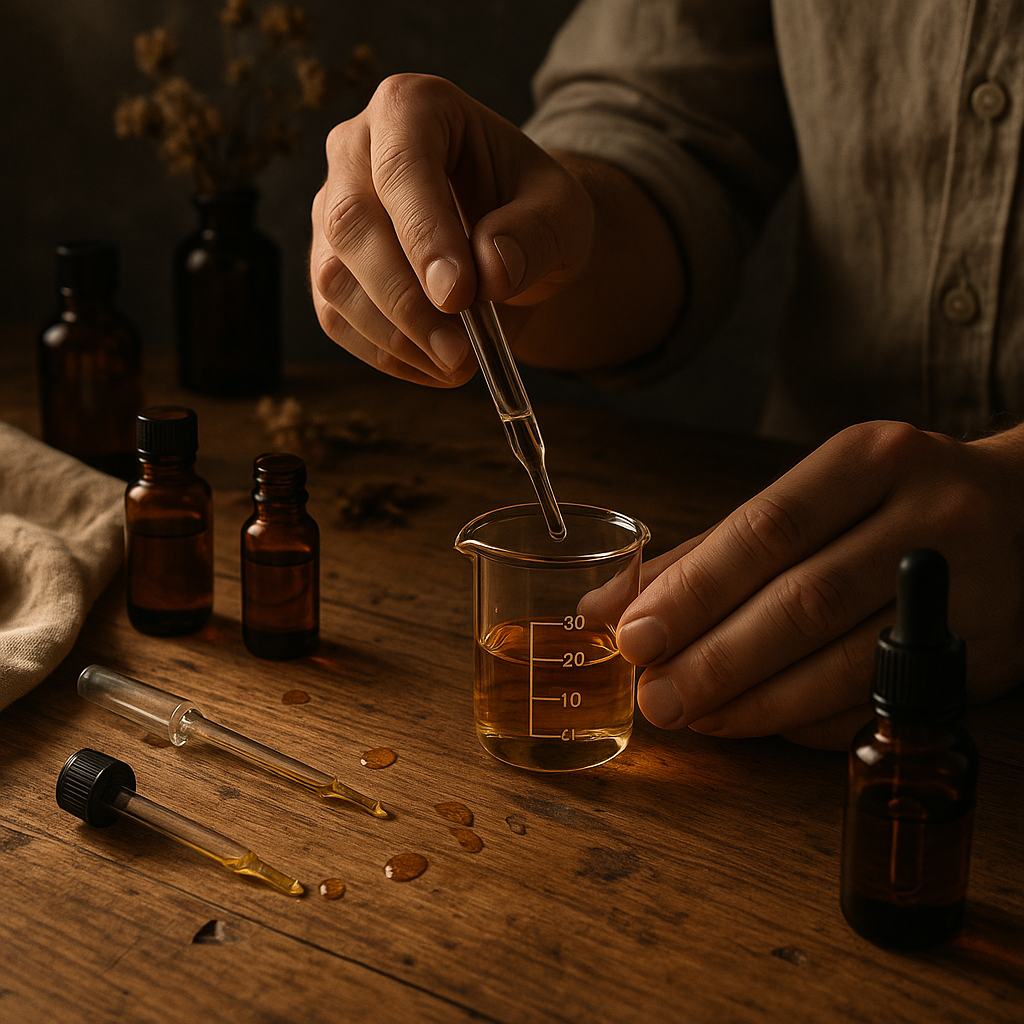 Selección de materias primas premium para perfumes de autor