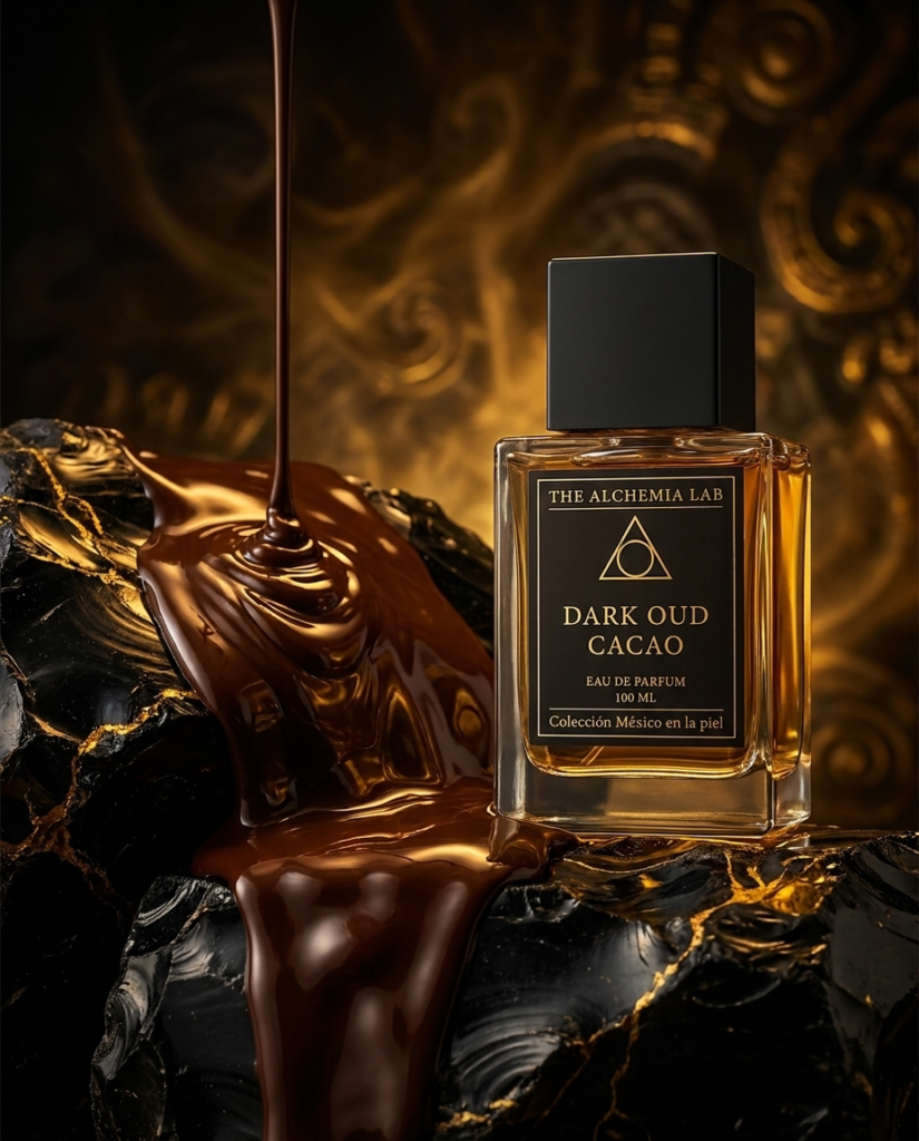 Dark Oud Cacao Eau de Parfum 100 ml | Perfume Unisex Oscuro Gourmand - 4
