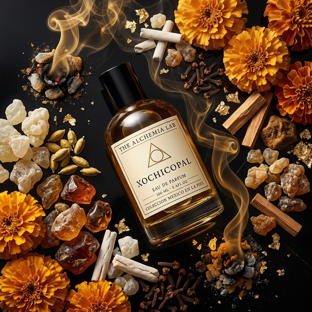 Xochicopal Eau de Parfum 100 ml | Perfume Unisex Ámbar Especiado Ceremonial - 3