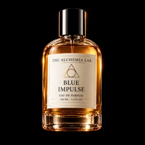 Blue Impulse Eau de Parfum 100 ml de The Alchemia Lab — portada catálogo negro mate